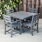 Grey Garden Table RRP £50 *design may vary - ER20