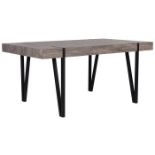 Dining Table Dark Sonoma Oak/Black RRP £200 *design may vary* - ER20