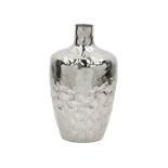 Metal Flower Vase 33 cm Silver INSHAS RRP £50 - ER20