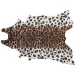 Faux Cowhide Area Rug with Spots 130 x 170 cm Brown and White BOGONG RRP £100 - ER20