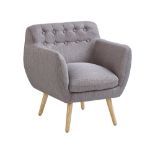 Armchair Grey MELBY RRP £200 *design may vary* - ER20