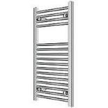 FLOMASTA TOWEL RADIATOR 800MM X 400MM CHROME 675BTU (965TF) - ER45