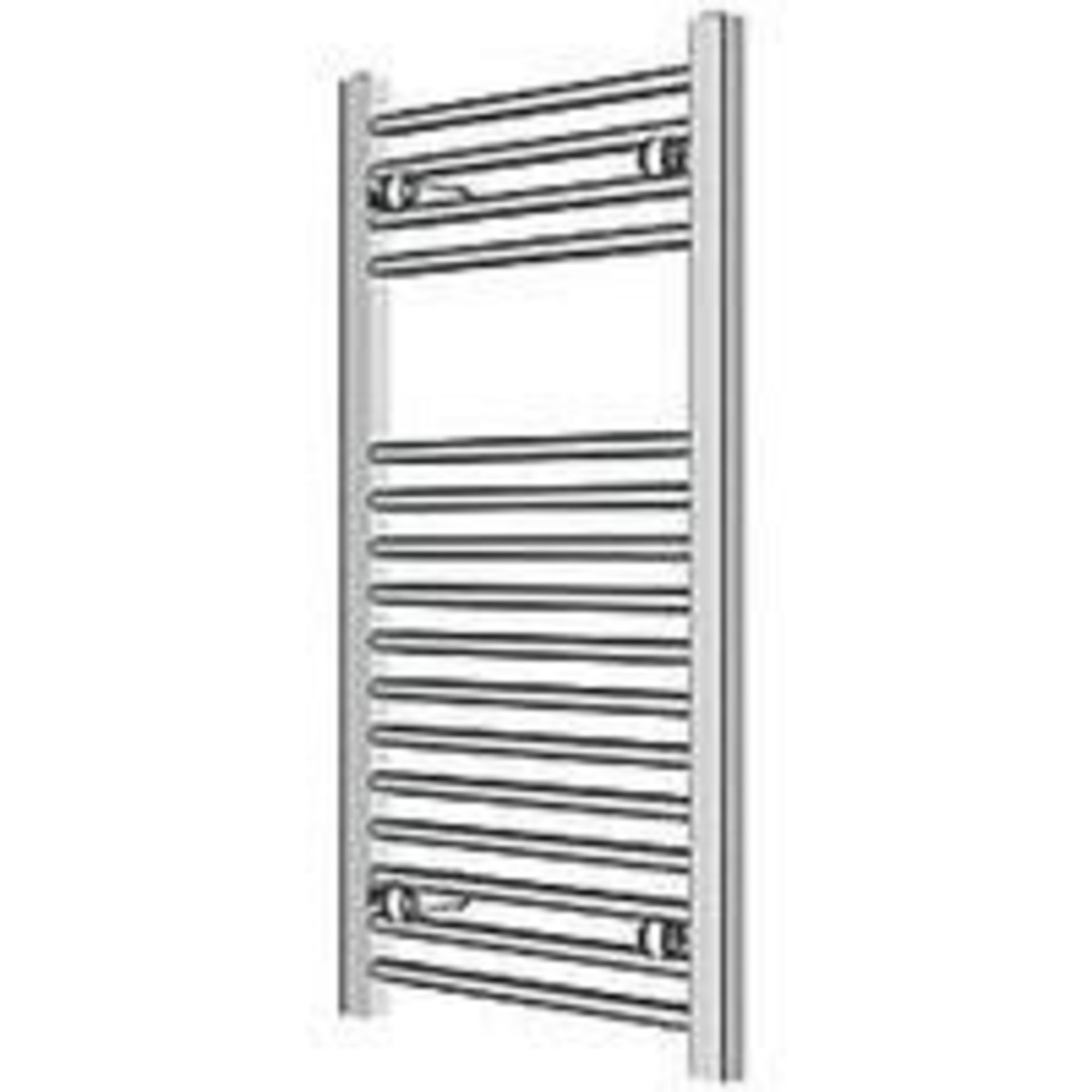 FLOMASTA TOWEL RADIATOR 800MM X 400MM CHROME 675BTU (965TF) - ER45