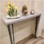 RUSTIC CONSOLE TABLE 225MM HAIRPIN 3R 1016MM MEDIUM BOX 1 & 2 - ER 41