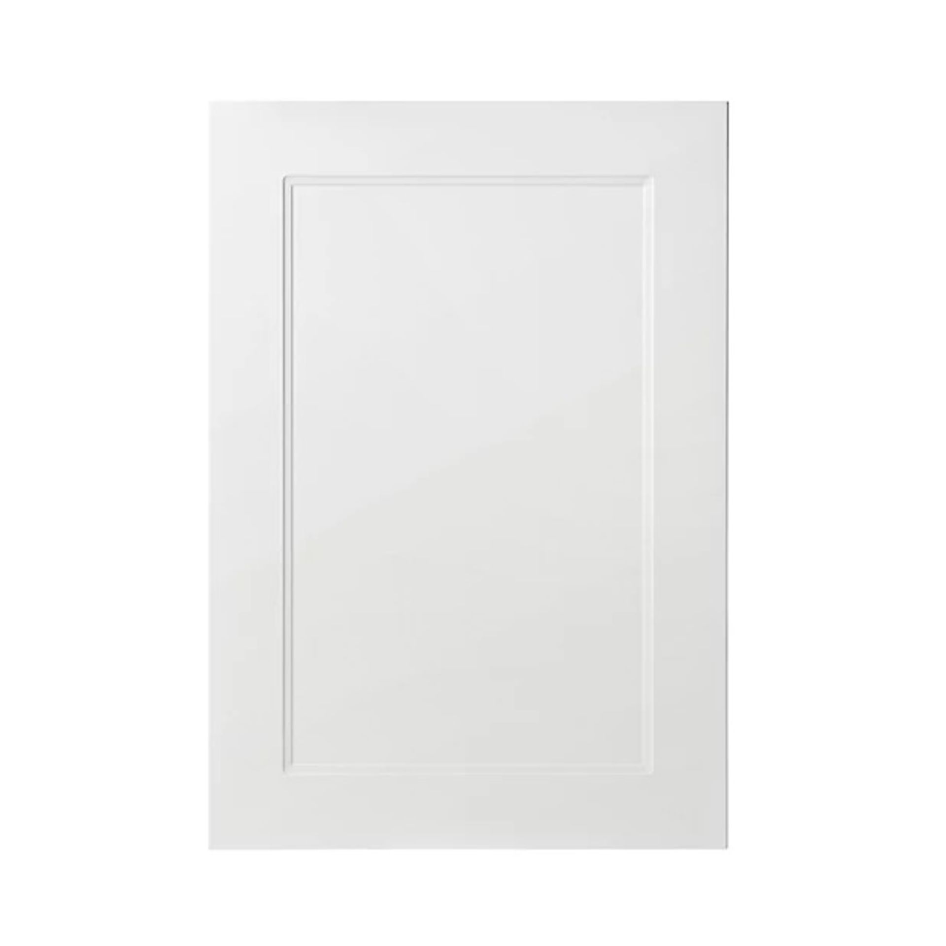 GoodHome Artemisia Matt white classic shaker Highline Cabinet door (W)600mm (H)715mm (T)18mm - Er45