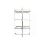 Glamhaus 3 Tier Heated Clothes Airer with Cover. - ER45