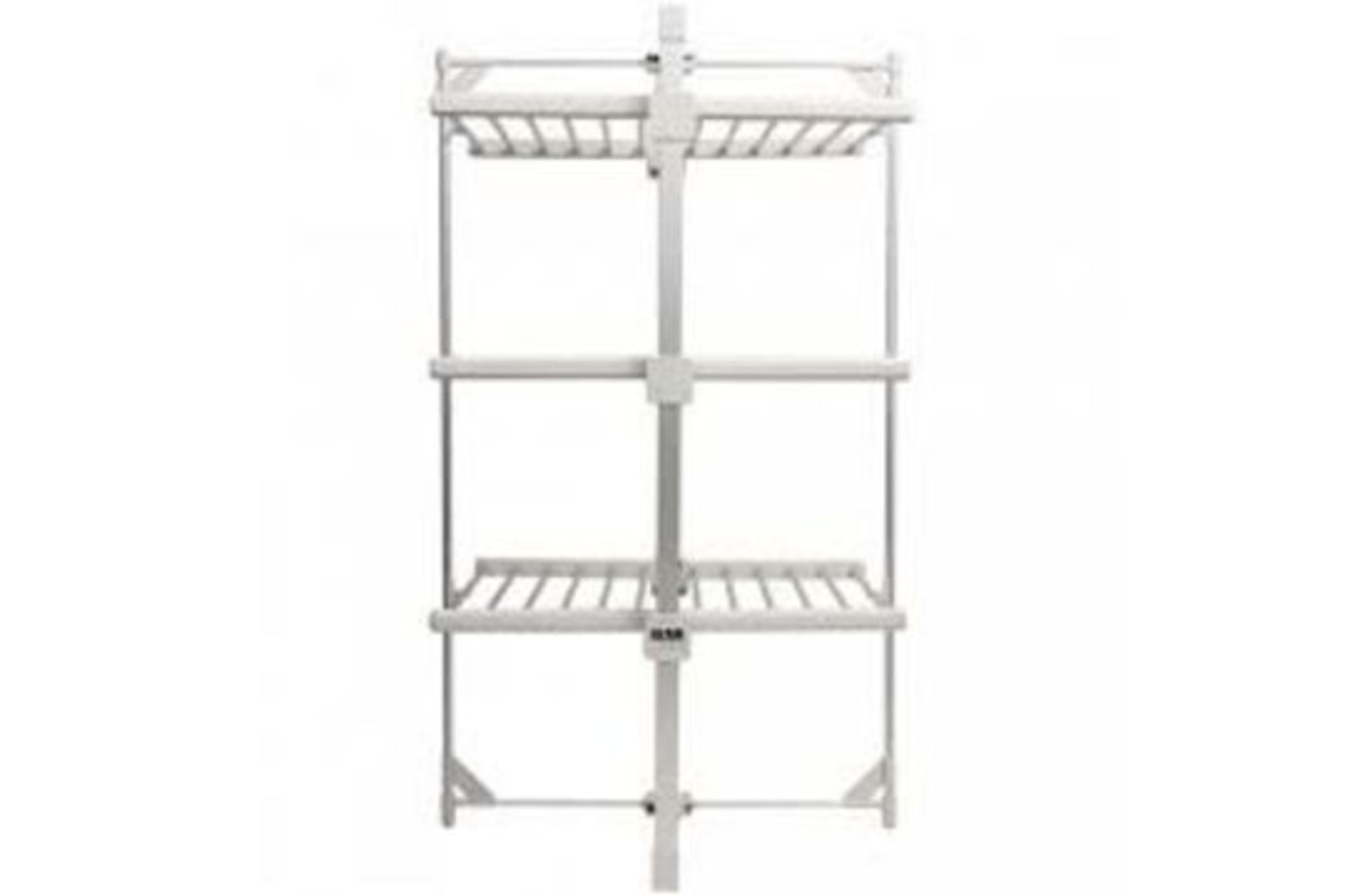 Glamhaus 3 Tier Heated Clothes Airer with Cover. - ER45