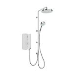 Mira Sport max dual outlet Gloss White Electric Shower, 9kW - ER52