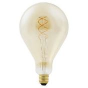 Diall E27 5W 250Lm Balloon Orange LED Filament Light Bulb - ER40