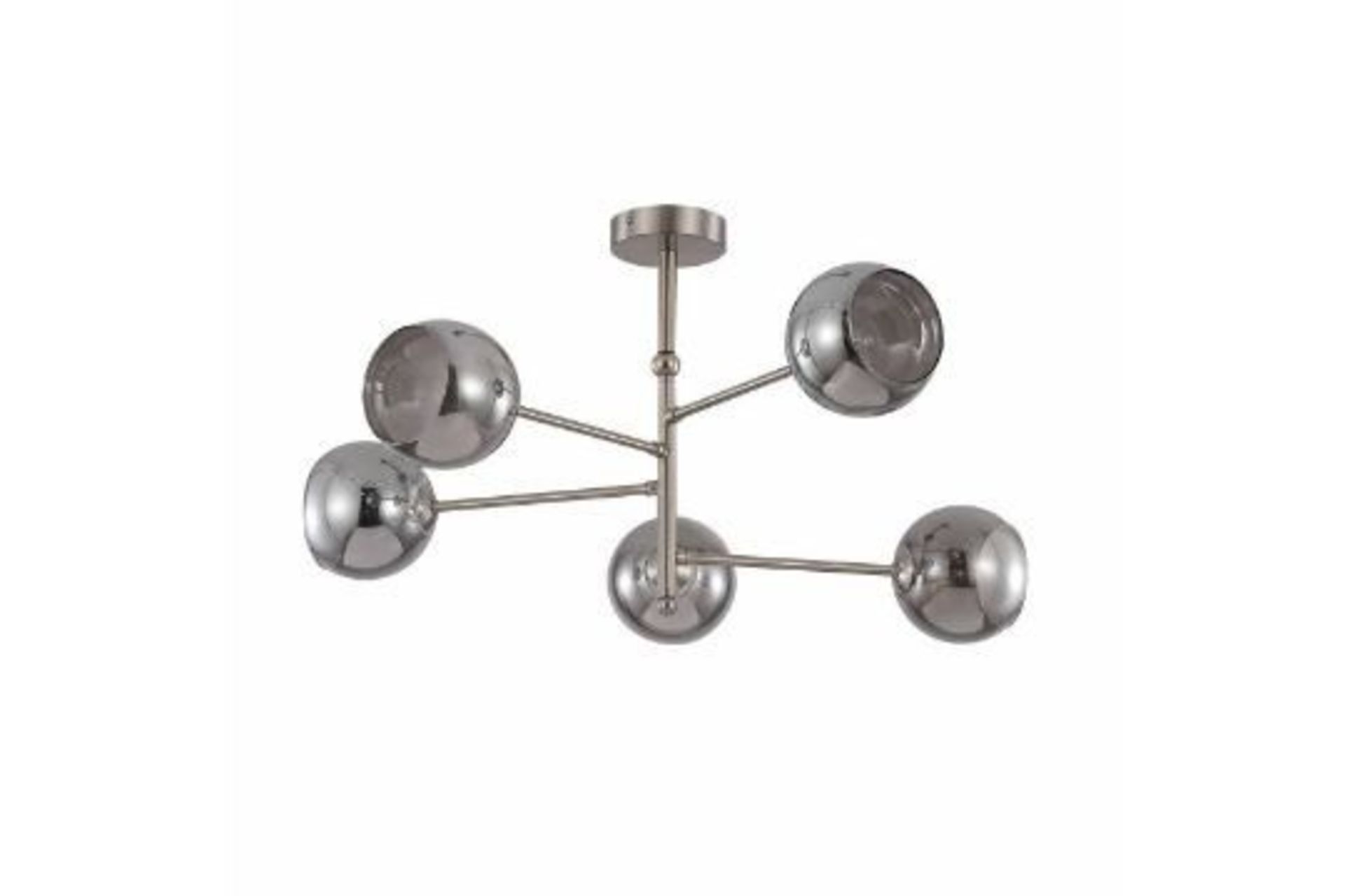 Nielsen Nicoletti Modern Satin Silver 5 Light (ER44)