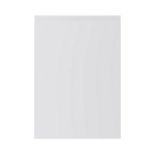 GoodHome Garcinia Gloss White Integrated Handle Highline Cabinet Door (W)500mm (H)715mm (T)19mm -