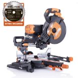 Evolution R255SMS-DB+ 255mm Double Bevel Sliding Compound Mitre Saw - ER45