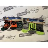 TRADE LOT 240 x New & Packaged Official Licenced Jurassic World Dominion Pack of 3 Mixed Socks. In 2