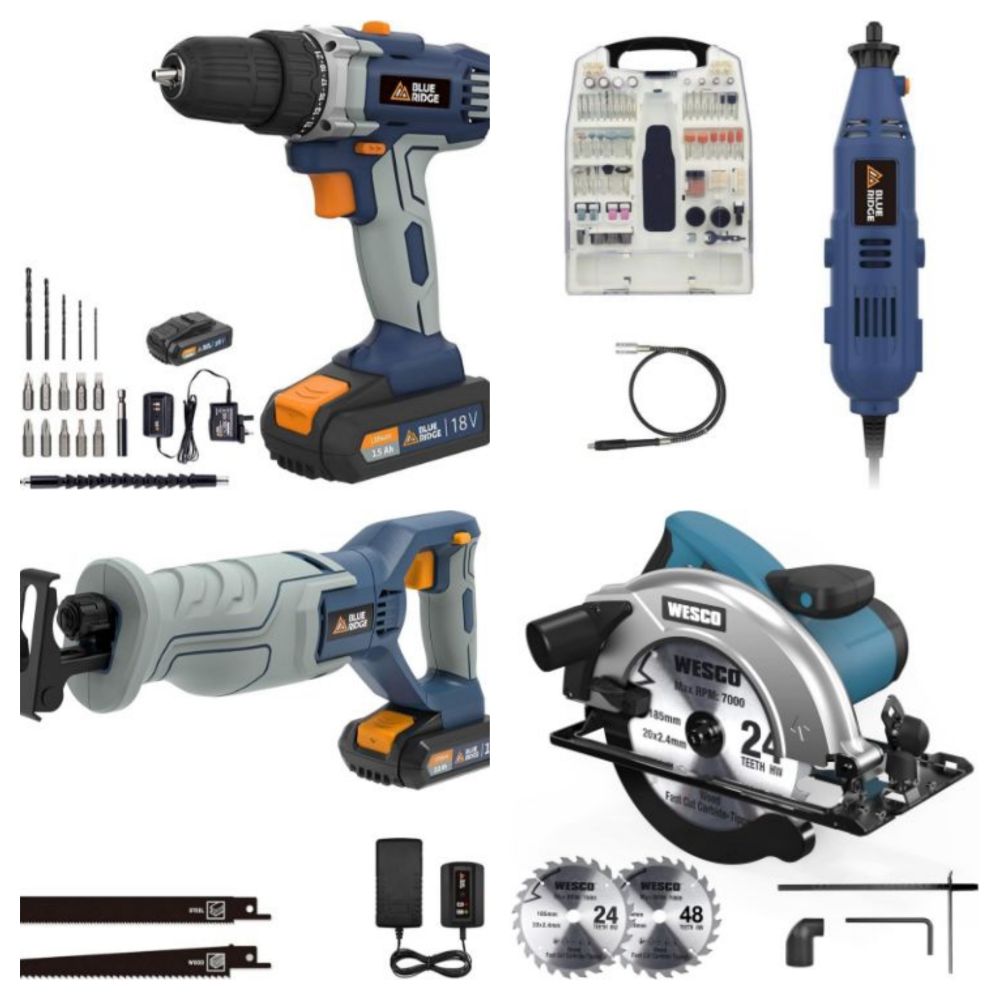 Liquidation of Brand New & Boxed Power Tools - Drills, Sanders, Laser Measure, Circular Saws, Hammer Drills, Blower Vacuums, Lawn Mowers & More!