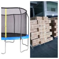 Brand New & Boxed 12 & 14 Foot High Quality Trampolines with Enclosures - Trade & Single Lots - Delivery Available!