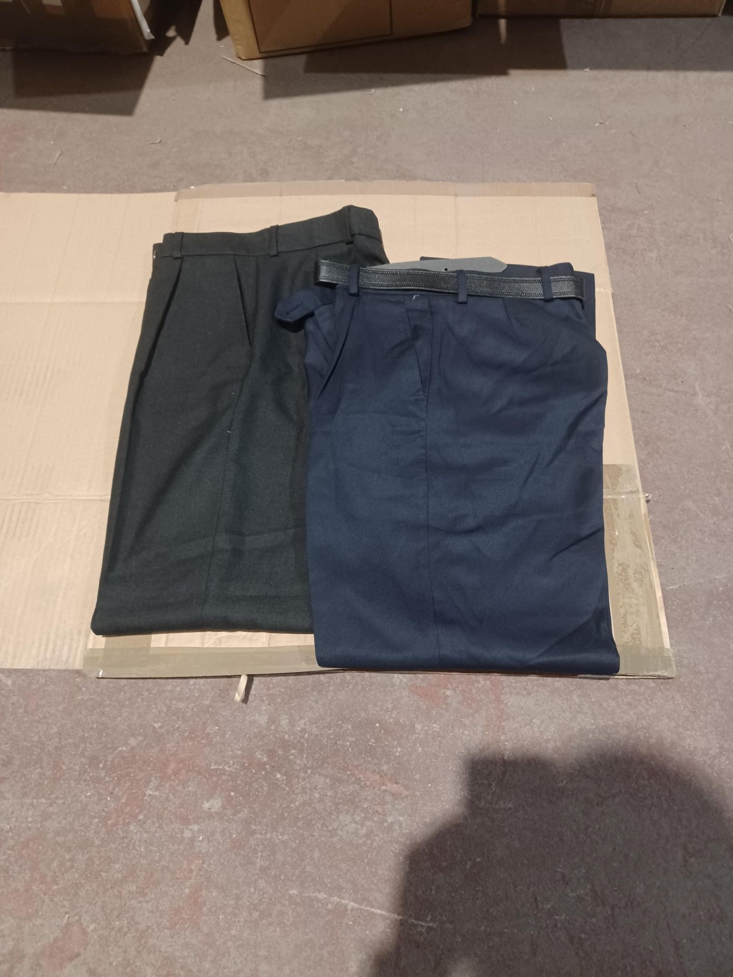 22 x Mixed Banner Black Cotton Skirts in various sizes & Tailored Trousers with Belt in Various