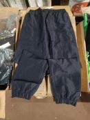 34 x Sports Jogging Bottoms in sizes 26/28 Navy Blue. RRP £17.67 each - R14