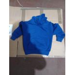 23 x Hubaco Soft Cotton Fleeced Hoodies in Blue & Various Sizes. RRP £25.88 each - R14