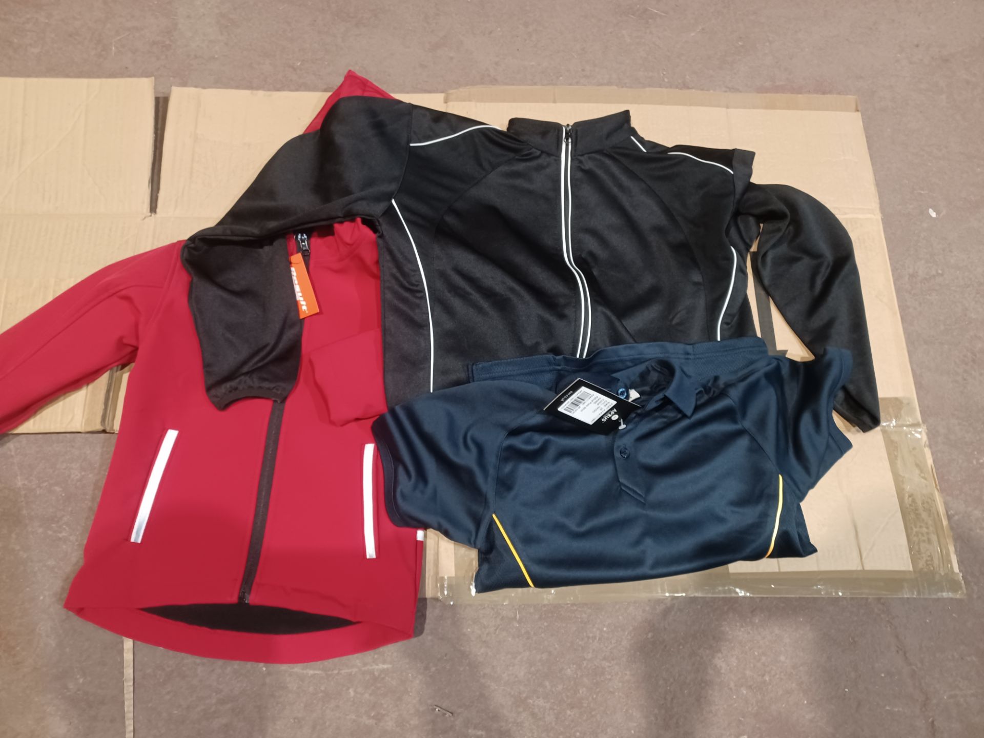 17 x Mixed Lot Clothing to include Jackets, Shorts, Tops and more in various Sizes and colours -