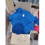 51 x Soft Cotton Fleeced Premium Swearshirts in Blue in mixed sizes . RRP £19.81 each - R14