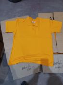 Approx 45 x Yellow Premium Polo Shirts in Various Sizes. RRP £13.99 each. - R14.