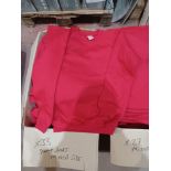 33 x Soft Cotton Fleeced Premium Swearshirts in Red in mixed sizes . RRP £19.81 each - R14
