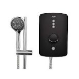 Triton Amala Matt Black Manual Electric Shower, 9.5kW. - PW. Whether you’re out to add a cool