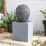 Dapple cascade Water feature with LED lights (H)57.8cm. - R10BW.