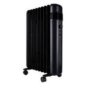 TCP Smart 220-240V 2kW Black Smart Oil-filled radiator. - S2. Exceptional design quality and