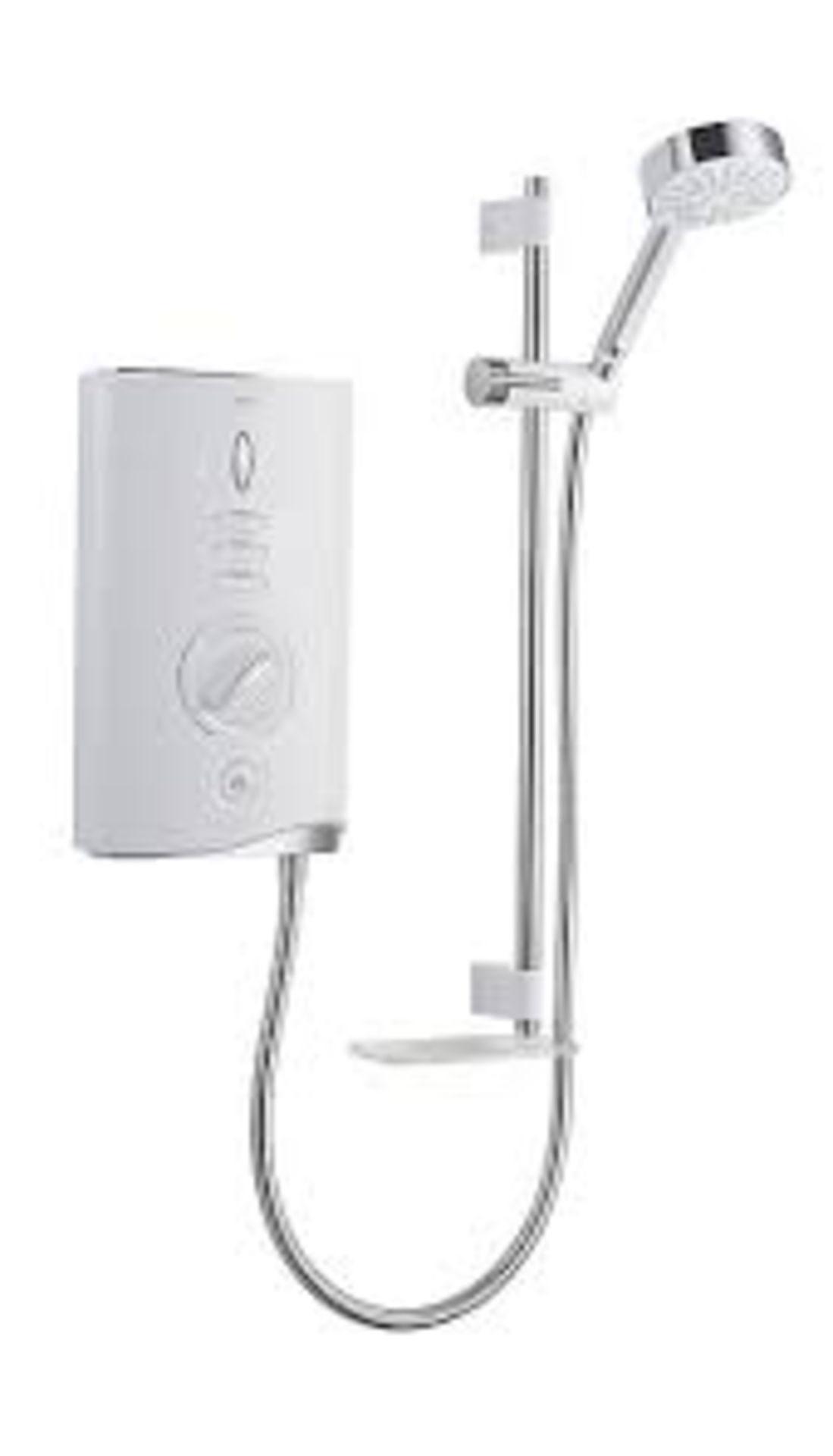 Mira Sport Max Airboost White Electric Shower, 9kW. - PW. Mira Sport Max Airboost white electric