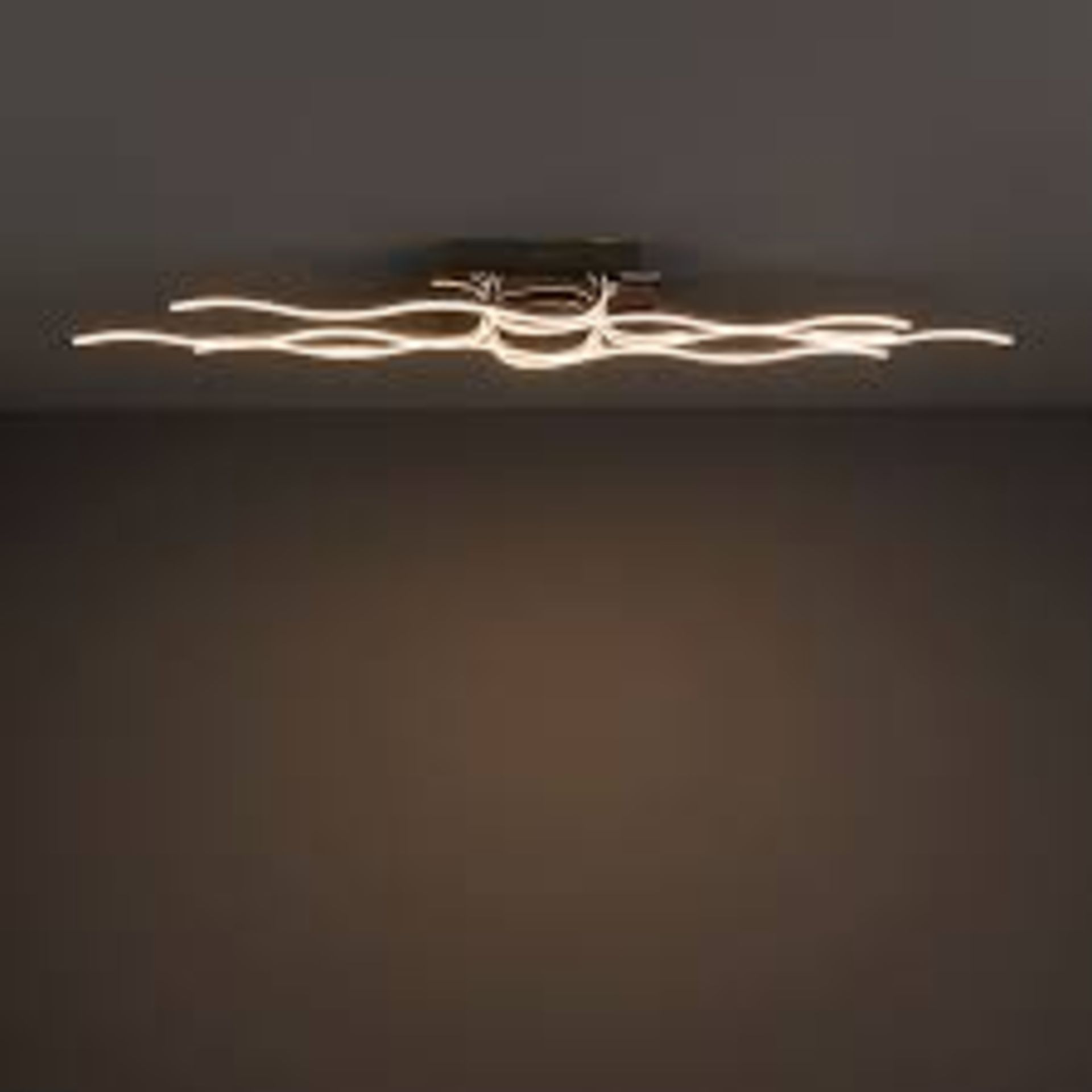 Colours Vaccus Brushed Chrome effect 6 Lamp Ceiling light. -S2.