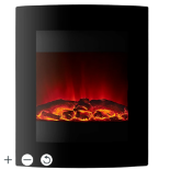 Focal Point Ebony 1.5kW Glass effect Electric Fire. - R13a.5. This electric fire features a