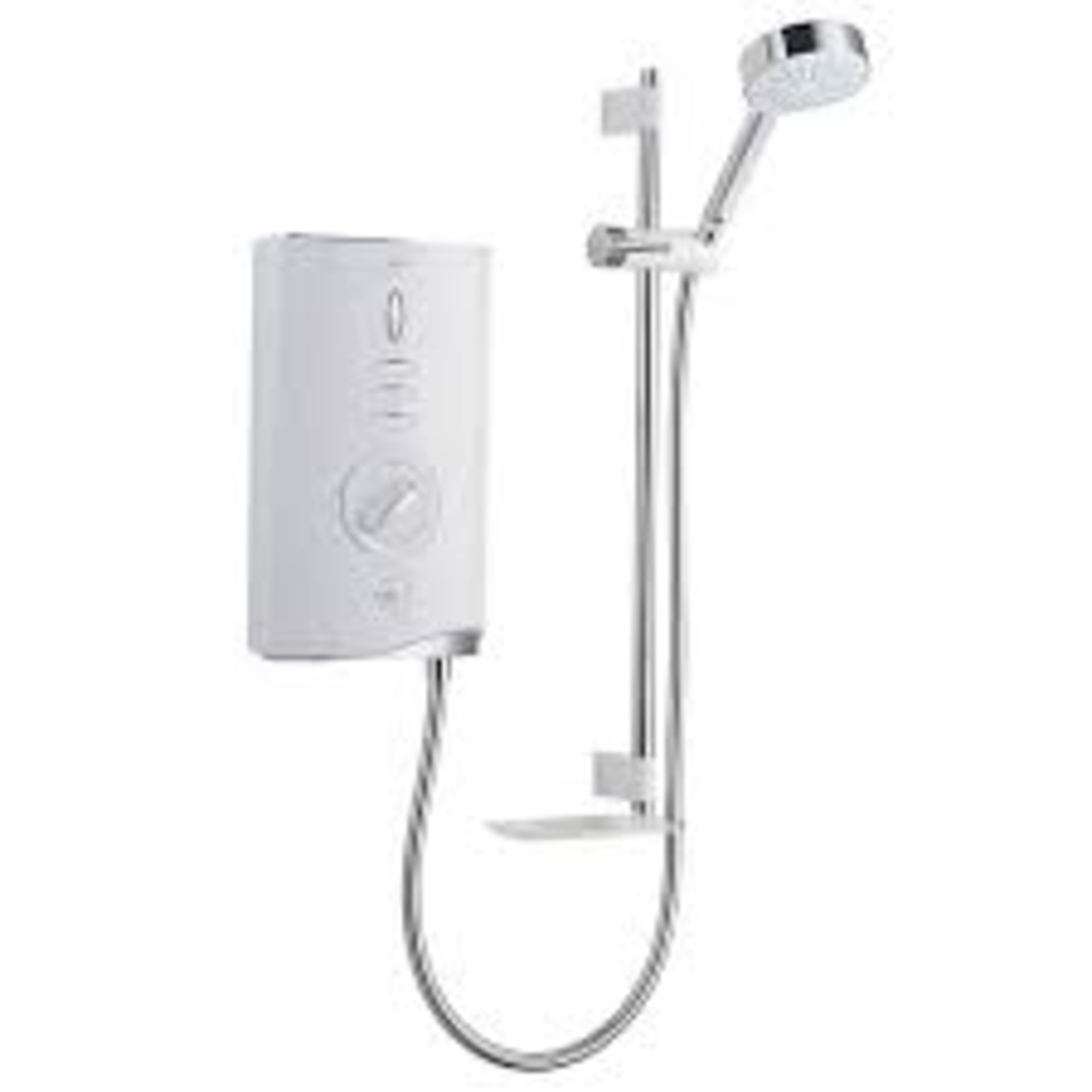 Mira Sport Max Airboost White Electric Shower, 10.8kW. - PW. Experience the power of this Mira Sport