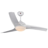 Colours Ceiling Fan with Light 3 Blades White Linto 132 cm. - PW.