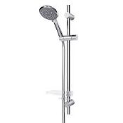 Triton T80 Easi-Fit Chrome effect Wall-mounted Shower kit. - R14.2.