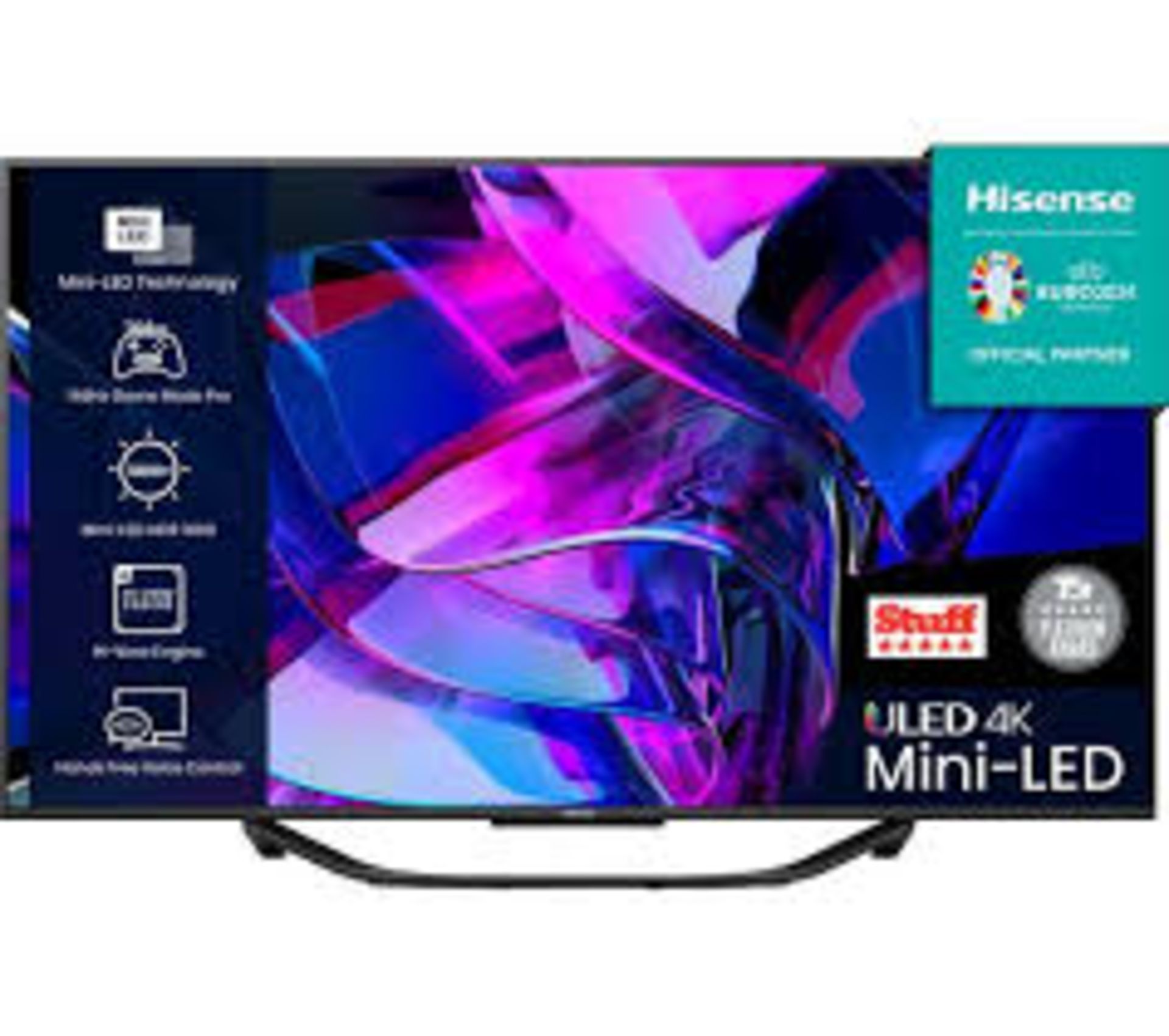 Brand New HISENS 55" Smart 4K Ultra HD HDR Mini-LED TV with Amazon Alexa U7 Series RRP £999