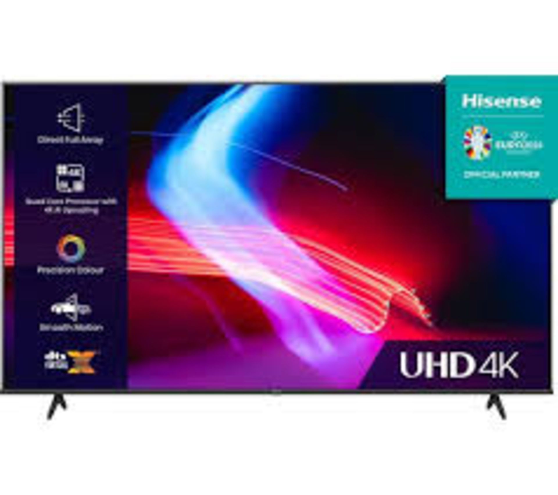 Brand new HISENSE 43" Smart 4K Ultra HD HDR LED TV with Amazon Alexa A6 Series RRP £499