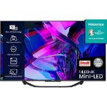 Brand new HISENSE 65" Smart 4K Ultra HD HDR Mini-LED TV with Amazon Alexa U7 Series RRP £1199