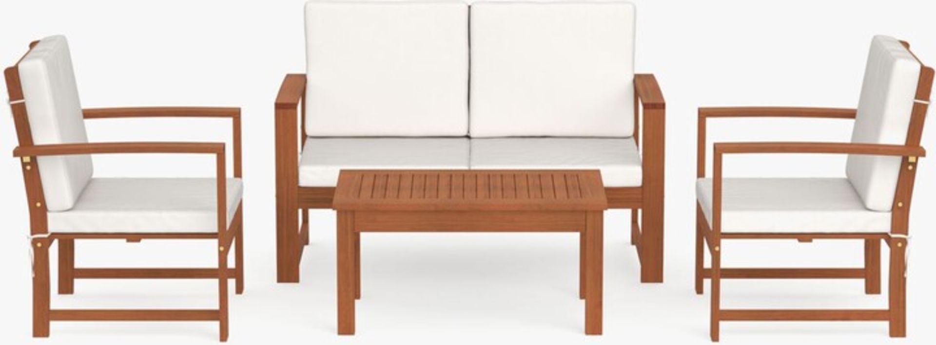 5 X BRAND NEW JOHN LEWIS 4-Seater Garden Lounging Table & Chairs Set. RRP £898.50. Upgrade your