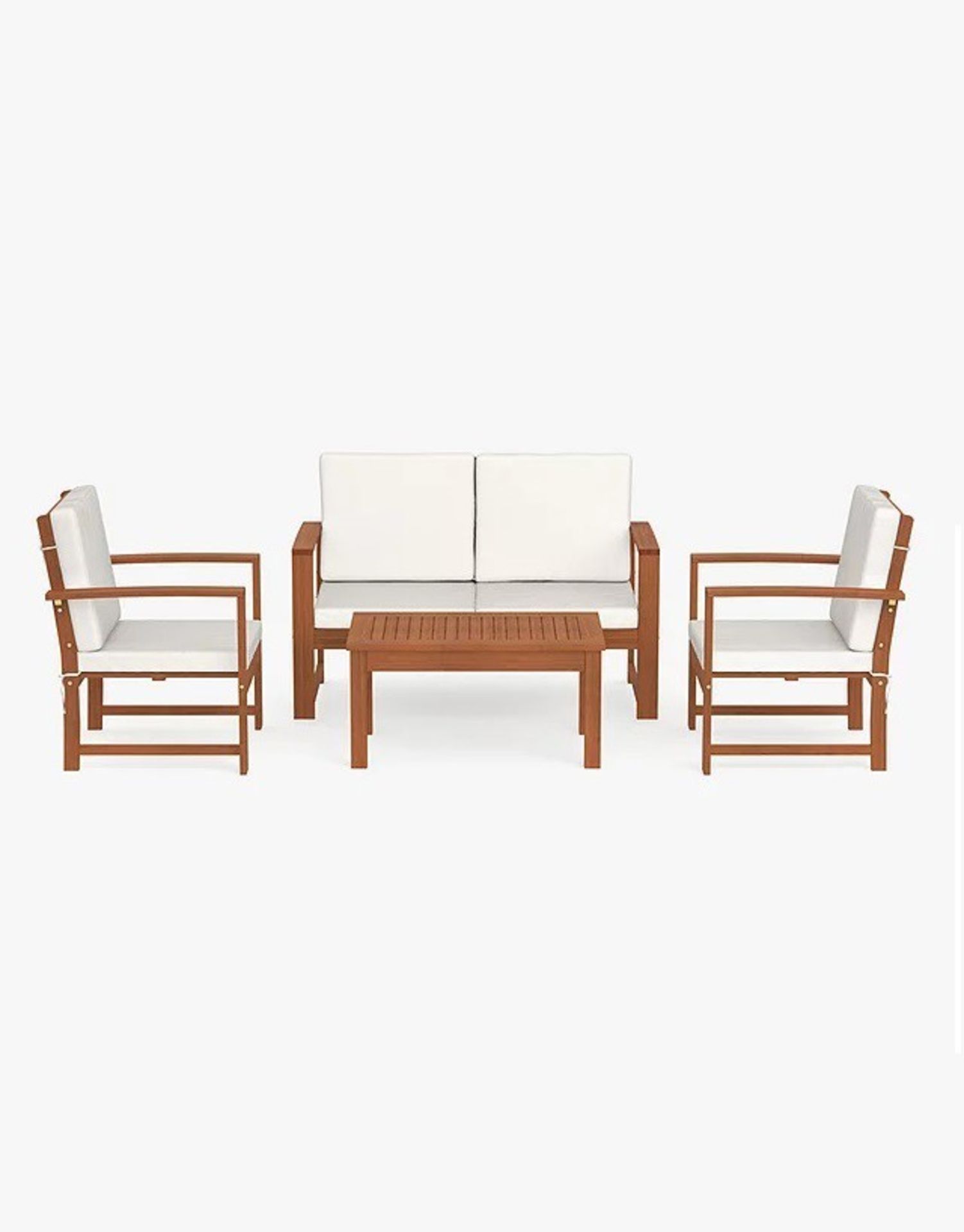 BRAND NEW JOHN LEWIS 4-Seater Garden Lounging Table & Chairs Set. RRP £898.50. Upgrade your garden - Bild 3 aus 3