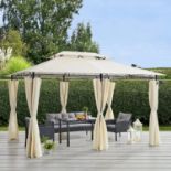 St Lucia 3 x 4m Gazebo with Curtains Canopy Party Tent . - R14. RRP £439.99. Summer days starts in