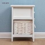 Cherry Tree Furniture Wood White Cabinet *design may vary*