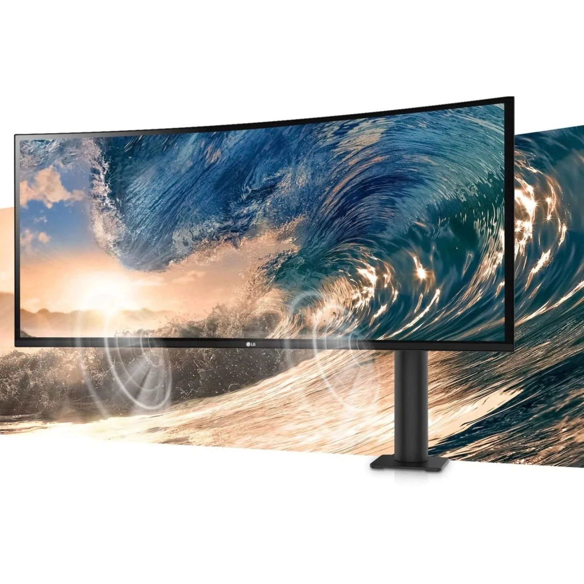 LG 34" 21:9 Curved UltraWide™ QHD (3440 x 1440) Monitor Ergo. - P1. RRP £999.99. The UltraWide™