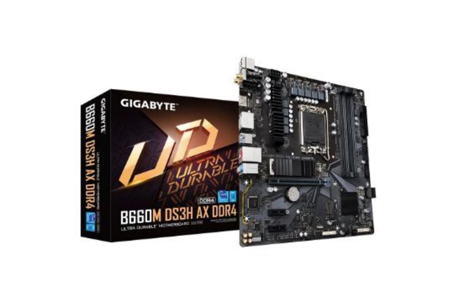 Gigabyte B660M DS3H AX DDR4. - P2. RRP £329.99. Intel® B660 Motherboard with 6+2+1 Phases Hybrid