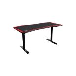 Nitro Concepts Gaming Desk D16E Carbon Red - electrically adjustable height. - P2. RRP £529.99. On a