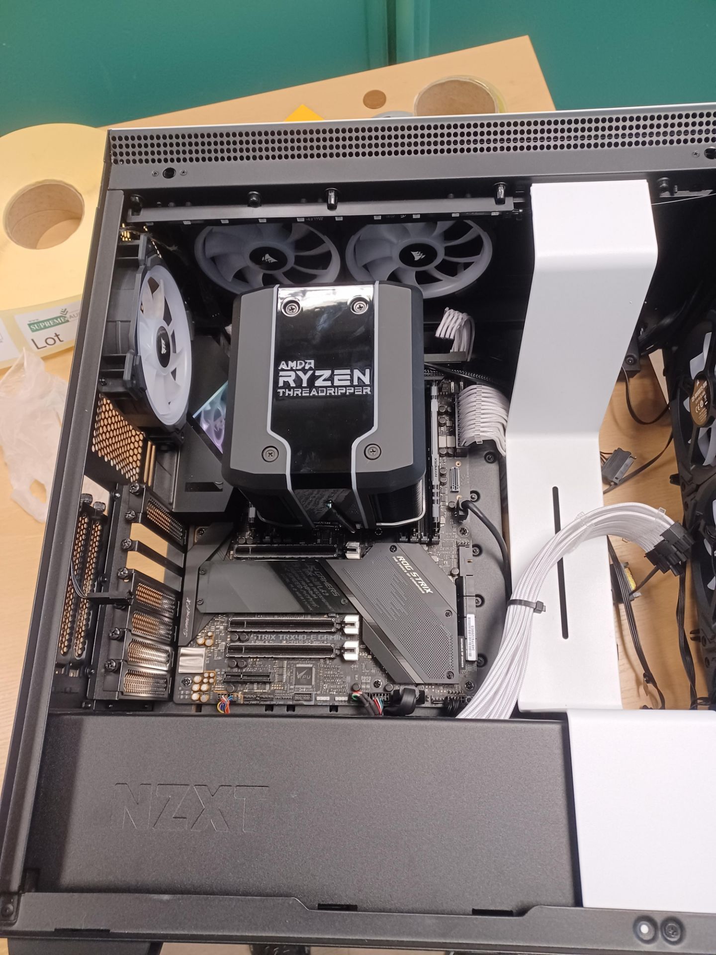 Custom Built PC with White NZXT Gaming Case - P1. RRP Circa £6,500.00. ; AMD Ryzen Threadripper - Image 2 of 4