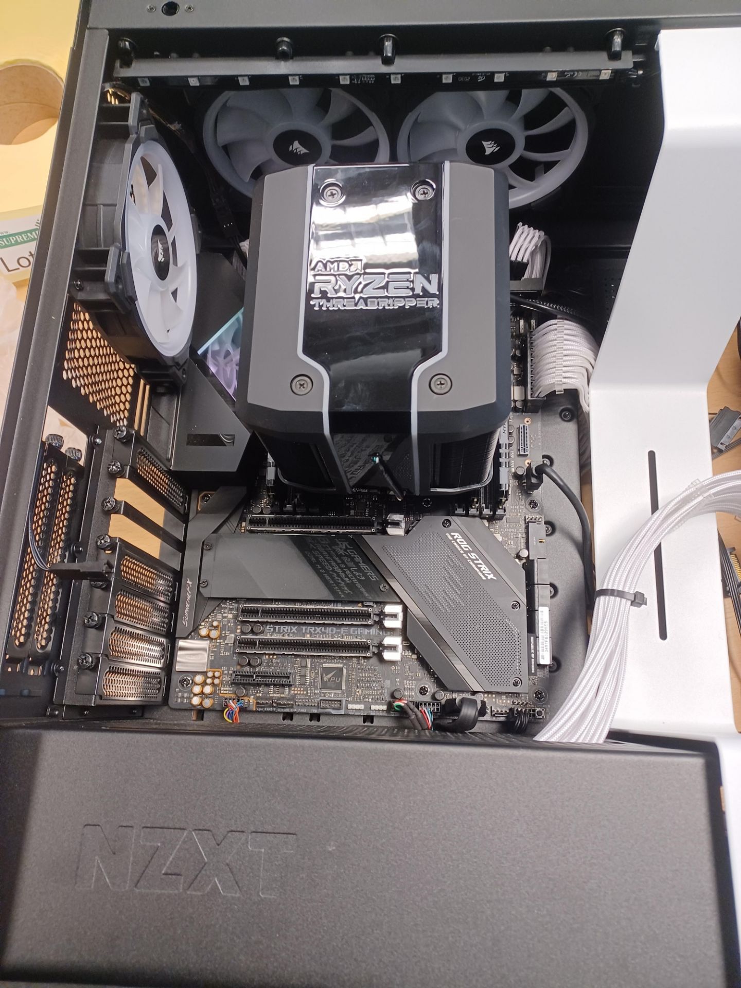 Custom Built PC with White NZXT Gaming Case - P1. RRP Circa £6,500.00. ; AMD Ryzen Threadripper - Image 3 of 4