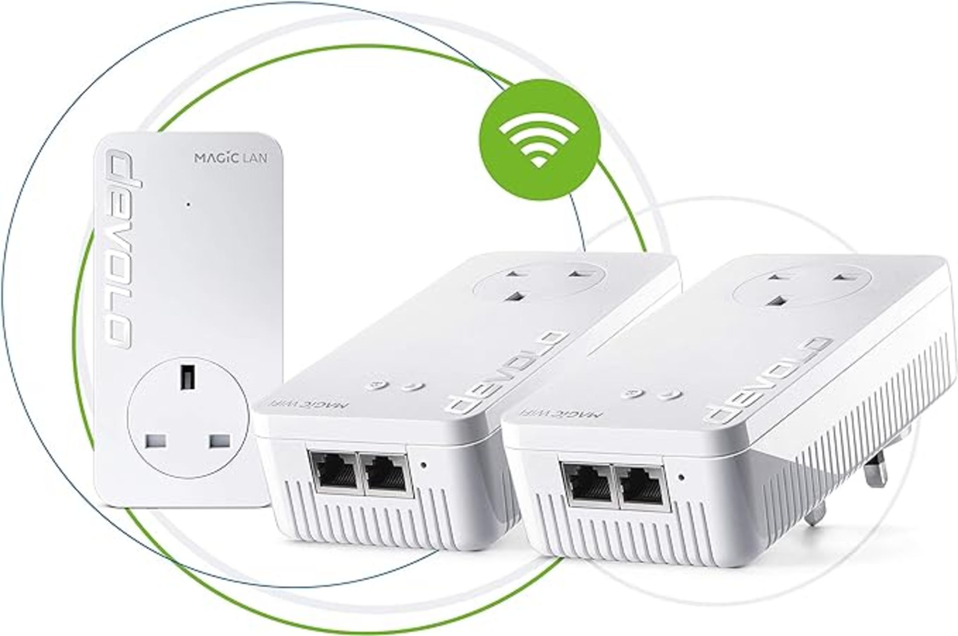 devolo Magic 1-1200 Wi-Fi 5 Whole Home Wi-Fi Kit: - P1. RRP £289.99. Stable Home Working, High