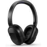 Philips Audio Wireless Headphones TAH6506BK/00. - P1. ACTIVE NOISE CANCELLING: Perfectly covering