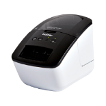 Brother QL-700 Address Label Printer. - P1. Each roll is supplied on a spool that simply slots